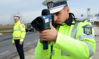 Curse de viteză pe drumurile din Cluj. Doi șoferi au fost prinși cu 171 km/h