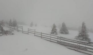 Mai vine vara? Zăpadă ca-n plină iarnă pe Vlădeasa, Transalpina și Transfăgărășan