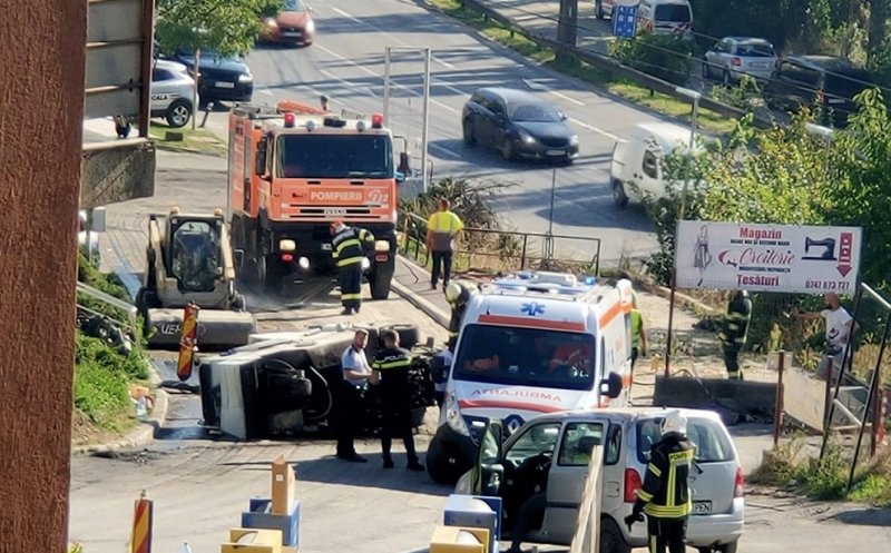 Incident grav în Baciu: Bărbat strivit sub un utilaj greu