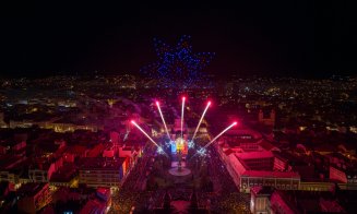 Show impresionant de drone la Cluj-Napoca: Spectacolul de Ziua Națională