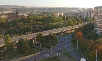 PUSTIU pe podul de la Calvaria la 8 dimineața / Trafic zero în Mănăștur în prima zi de școală