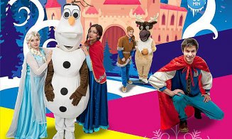 Elsa, Anna, Olaf, Kristoff și renul său prietenos aduc sâmbătă Regatul de Gheață la Cinema Dacia, în Mănăştur