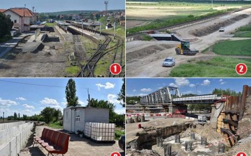 CFR recunoaște: 2 loturi din modernizarea liniei de cale ferată Cluj - Episcopia Bihor NU vor fi gata la timp