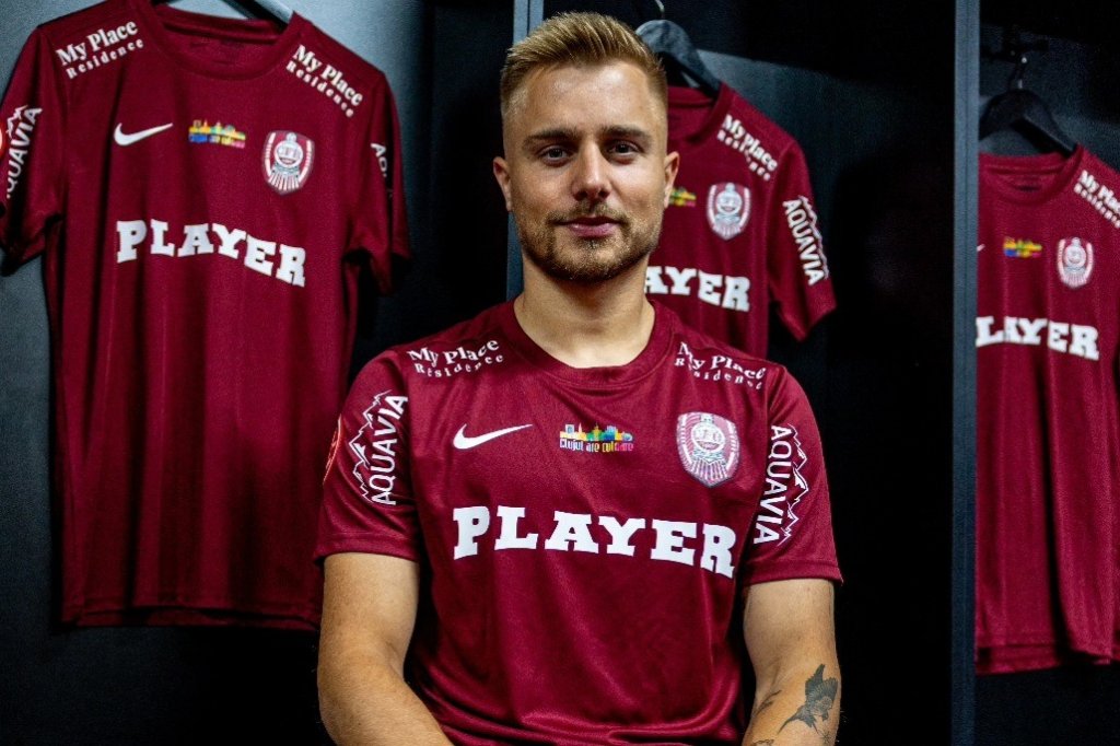 Antonio Bosec, pentru prima dată în vestiarul din Gruia. Fundașul a ajuns liber de contract la CFR Cluj
